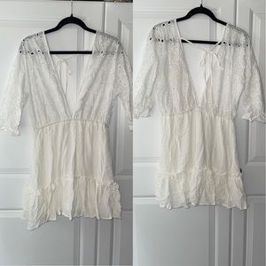 Women’s JayKay White Eyelet Dress
